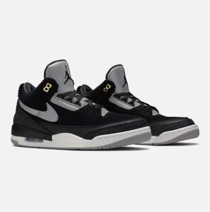 Nike Jordan 3 Retro Tinker SP Black Cement Gold Grey Metallic (Men's) 2019